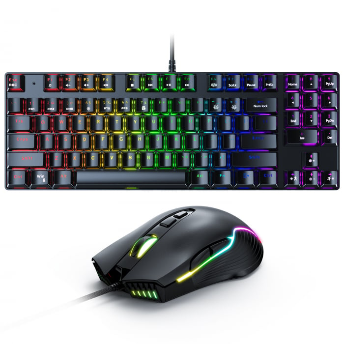 Set gaming profesional tastatura G26 si mouse CW905 Onikuma RGB [1]