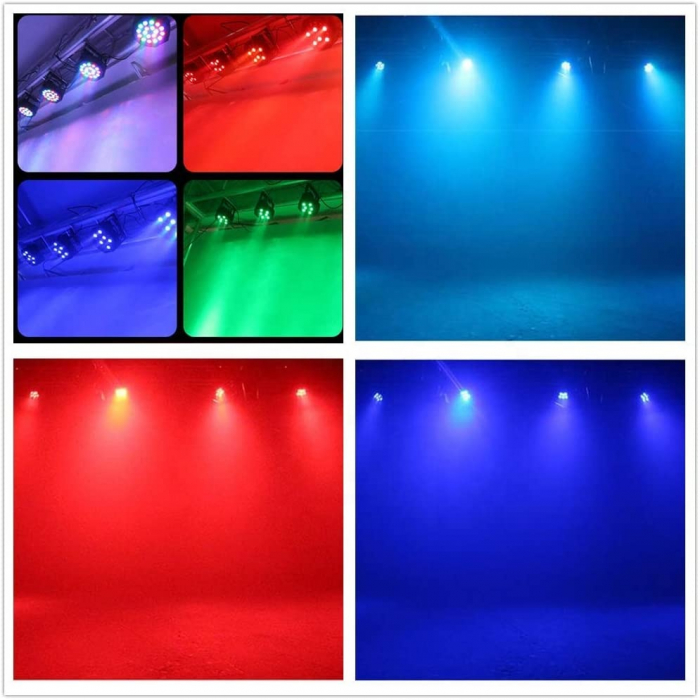 Proiector cu lumini RGB 18 culori, cu sistem de prindere, joc de lumini pentru petreceri, cluburi, 16W lampa LED, disco [2]