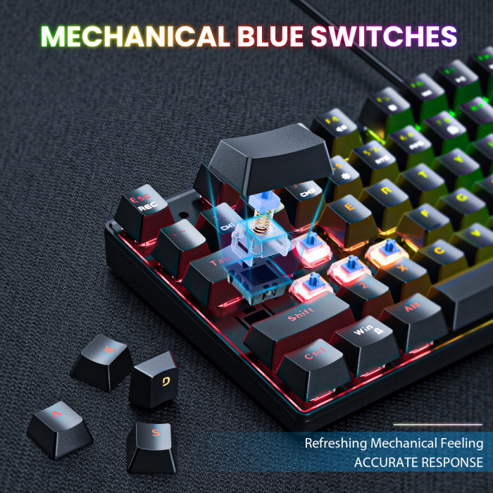 Set gaming profesional tastatura G26 si mouse CW905 Onikuma RGB [6]