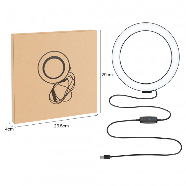 Kit starter vlogging premium pentru birou - suport telefon + lampa circulara fotografica [5]