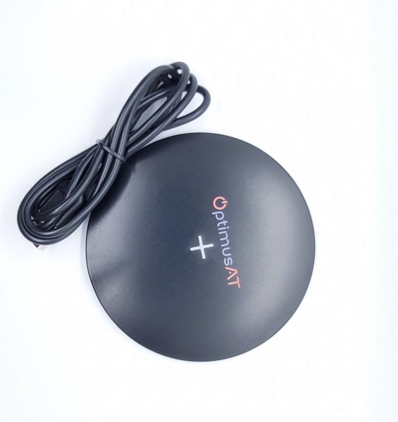 Incarcator rapid ultraslim wireless pentru telefonul mobil model Optimus AT 61 15W Qi (inductie), type-C, negru [7]