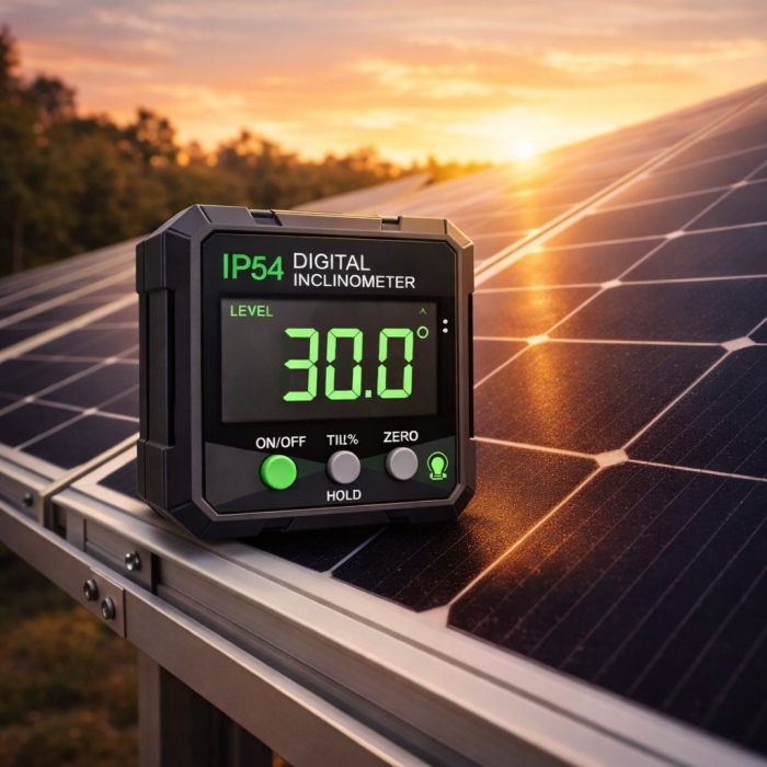 Inclinometru digital Optimus AT 838, goniometru profesional, baza magnetica, precizie ±0.1°, afisaj rotativ, MINI 5 cm, negru [7]