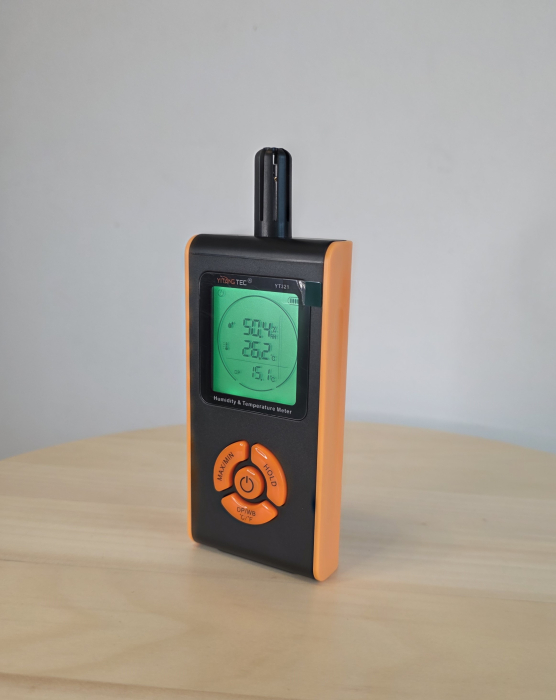 Termohigrometru digital profesional YITANGTEC YT321, temperatura, umiditate, punct de roua, temperatura bulb umed, MAX/MIN, HOLD, ecran LCD color [2]