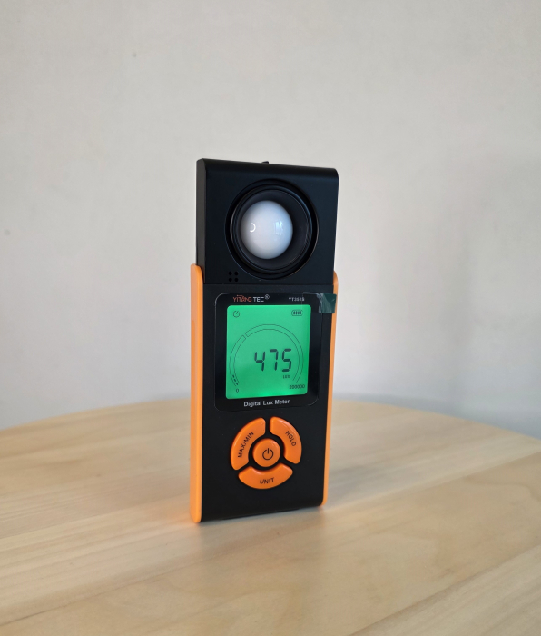 Luxmetru digital profesional YITANGTEC YT351S, 0-200000 Lux / 0-20000 FC, ecran LCD color, MAX/MIN, HOLD, senzor foto din siliciu, iluminare display [2]