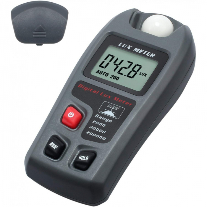 Luxmetru Optimus AT MT-30 multifunctional 200.000 LX, 2 masuratori/s memorii, temperatura, afisaj luminat, acuratete 3-4% [3]