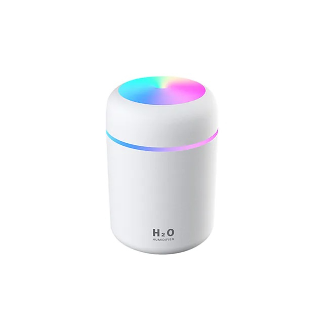 Difuzor aroma portabil, cu lumini RGB Optimus AT DQ107, alb [1]