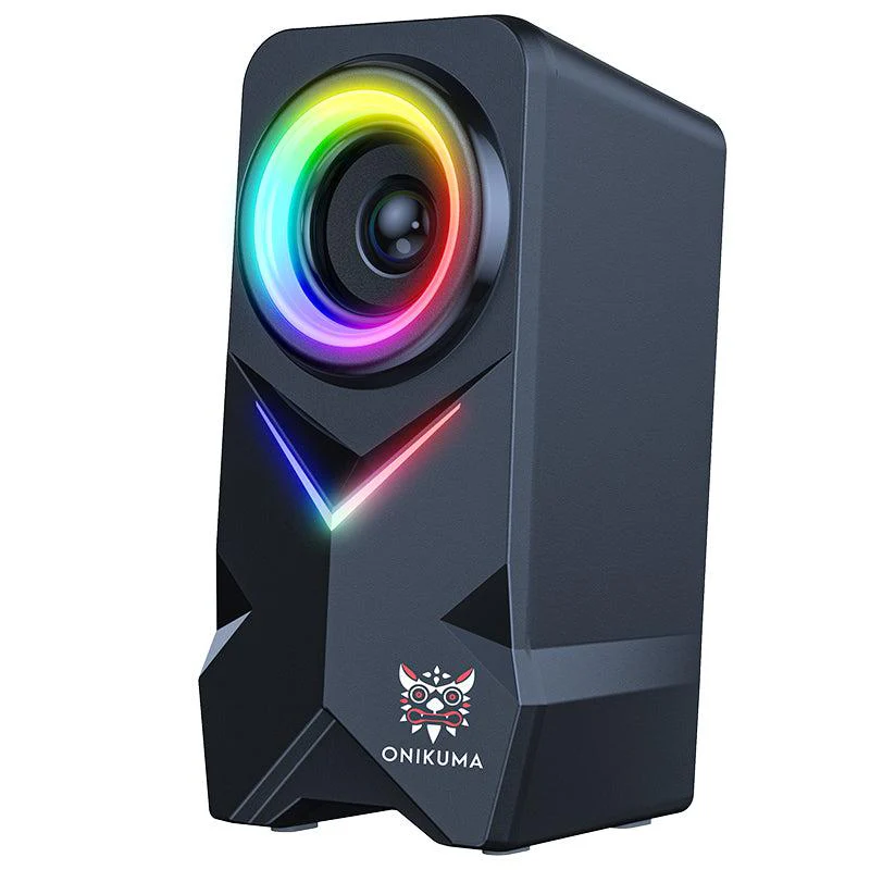 Boxe Gaming ONIKUMA L2 RGB, Tweeter Profesional 15 Inch, Sunet Clar, Efecte RGB, Microfon Încorporat, USB 5V, 3W [3]