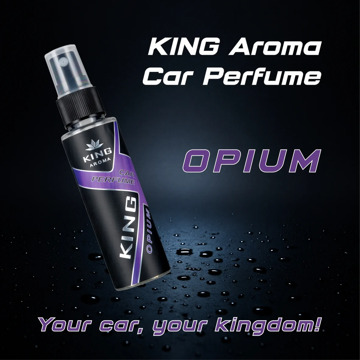Odorizant auto cu pulverizator Opium Kingaroma 50 ml [2]
