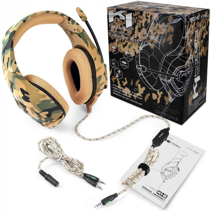 Casti Gaming DC-Onikuma K1, Microfon Noise Cancelling, Zero Ear Pressure, Multi Platform [2]