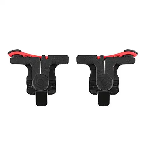 D9 butoane speciale de gaming 2 bucati, actionare tip click, pentru telefoane mobile, compatibile PUBG, ABS [3]