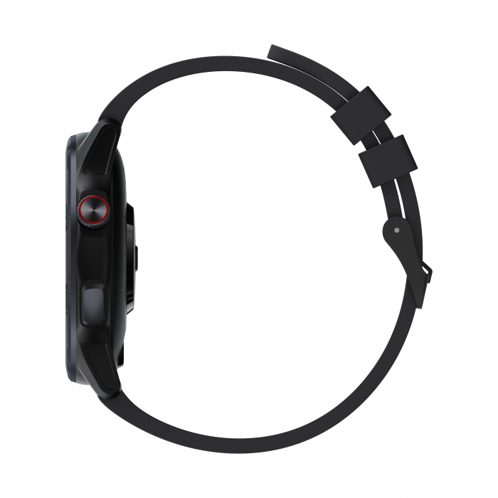 SmartWatch MW04 Negru, Ecran 1.32 , cu Apelare Bluetooth, Microfon, Difuzor, Puls, Monitorizare somn, Vreme, Calorii si Moduri sport silicon [4]