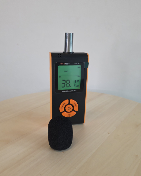 Sonometru digital profesional YITANGTEC YT311S, 30-130 dB, ponderare A/C, FAST/SLOW, MAX/MIN, HOLD, ecran LCD color, microfon cu protectie antivant [3]