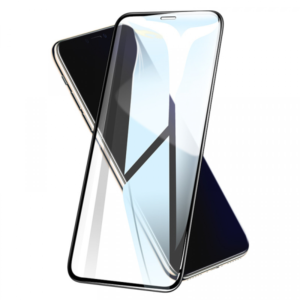 Folie protectie ecran 5D de sticla duritate 9H, antiamprenta pentru Iphone XR [1]