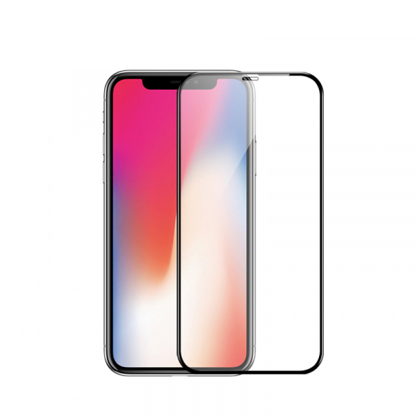 Folie protectie ecran 5D de sticla duritate 9H, antiamprenta pentru Iphone XR, 11 [2]