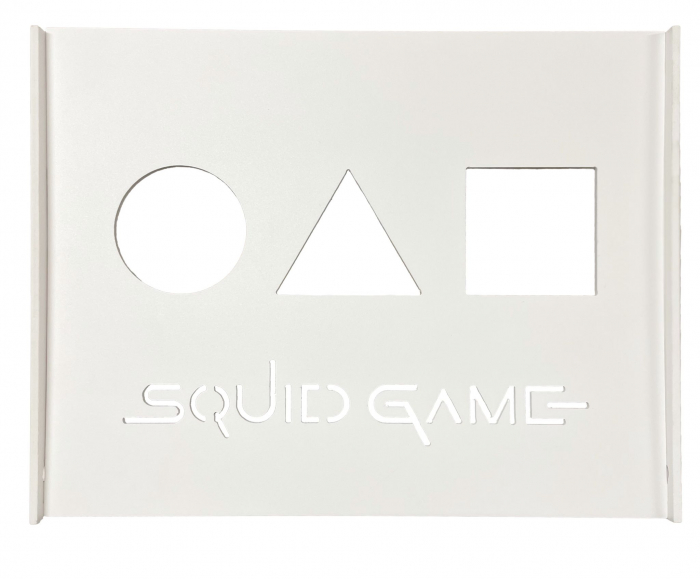 Suport Router Squid Game M2 36 x 28 x 9 cm, alb, pentru mascare fire si echipament WI-FI, posibilitate montare pe perete [1]