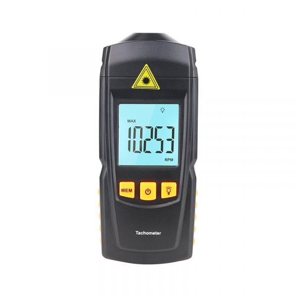 Tahometru digital fara contact Optimus AT 8900, masurare viteza rotatie pe minut RPM, negru [5]