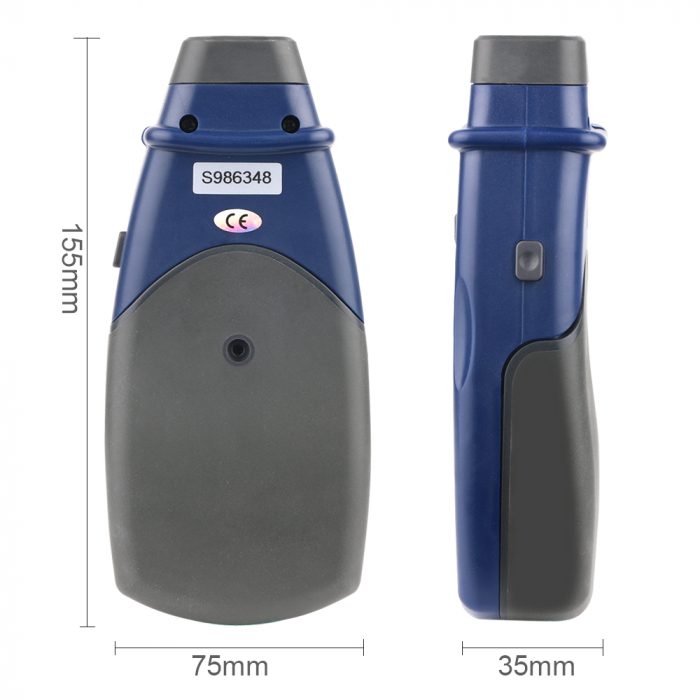Tahometru digital fara contact Optimus AT 2234, masurare viteza rotatie pe minut RPM [5]