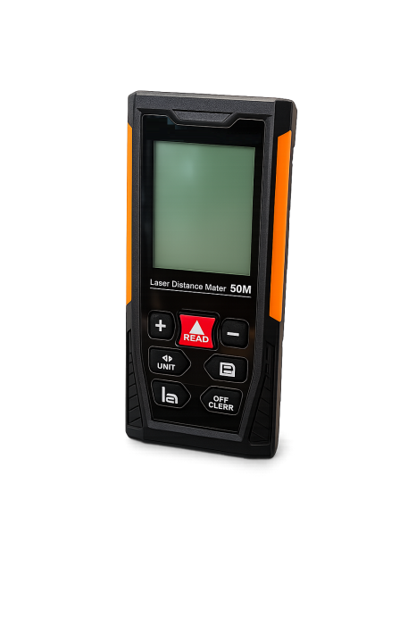 Telemetru laser 2 in 1 SNDWAY H-D510A, 50m, cu ruleta mecanica 2m, precizie ±2mm, functii suprafata/volum/Pitagora, baterie reincarcabila [9]