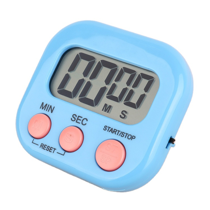 Temporizator YK 3200 cronometru digital oval, pentru diverse activitati, stopwatch, culoare albastru [1]