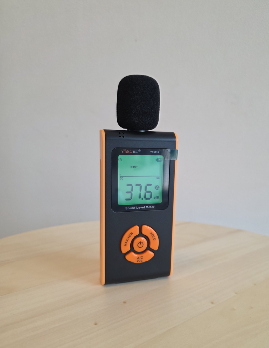 Sonometru digital profesional YITANGTEC YT311, 30-130 dB, ponderare A/C, FAST/SLOW, temperatura si umiditate, ecran color, functie MAX/MIN, HOLD [2]