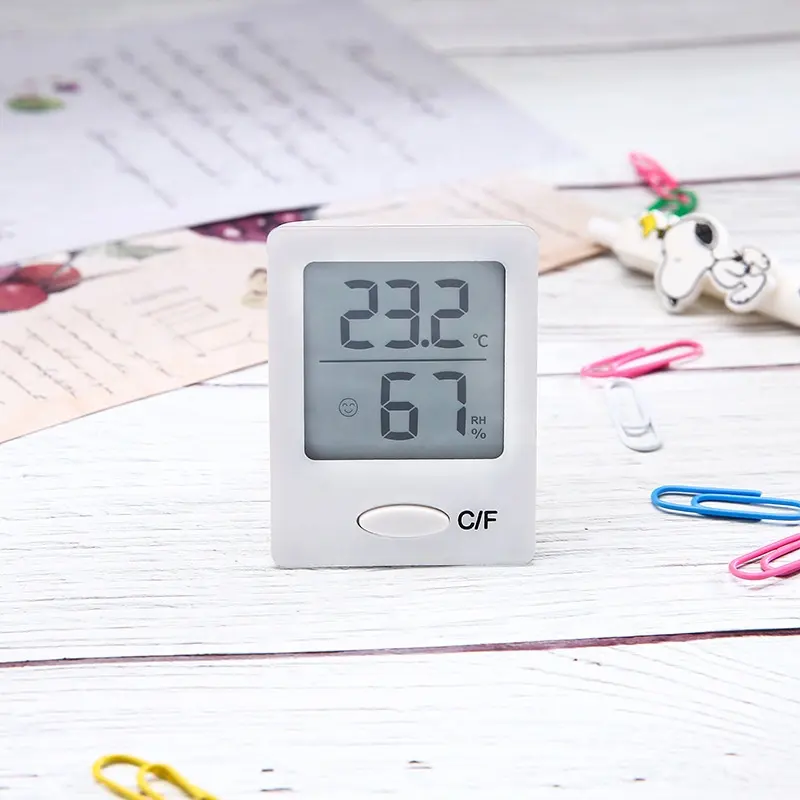 Termohigrometru pentru interior, din gama mini, interval -10 +70°C, 0% - 90%, YK3105 negru [3]