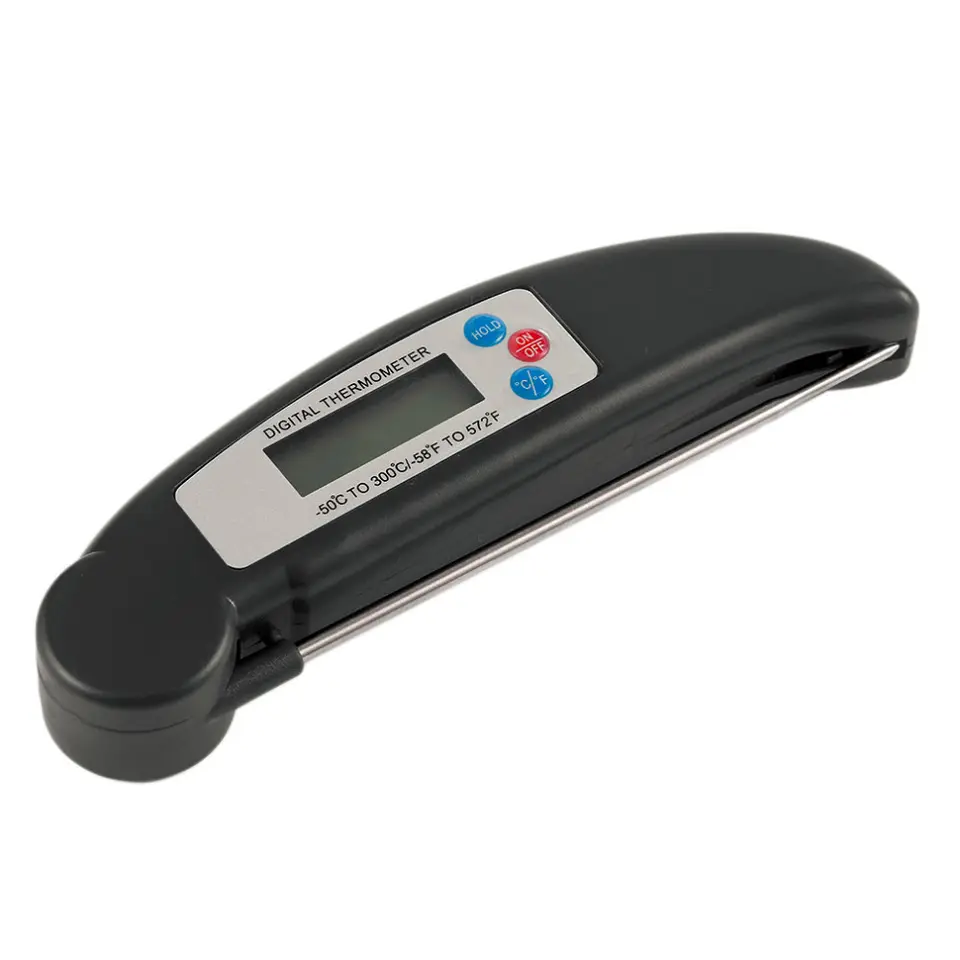 Termometru cu sonda pentru alimente, gratar, lichide, interval -50 +300°C, model 2701 negru [2]