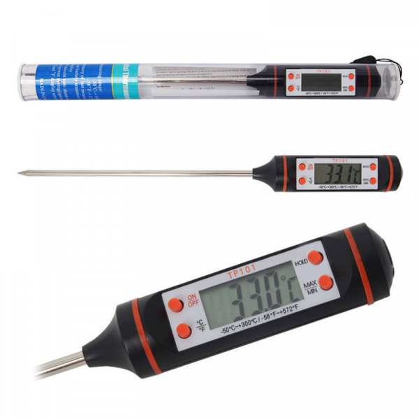 Termometru interval -50°C + 300°C pentru alimente, lichide, gratar, model TP101 [5]