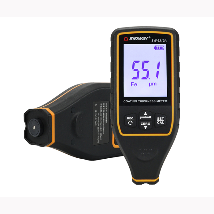 Tester grosime vopsea SNDWAY SW-6310B, 0-1700μm, ecran color 2", USB-C, memorie 8 grupuri, auto & industrial [2]