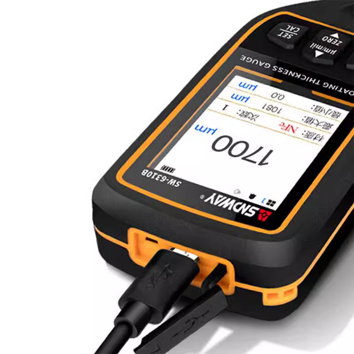Tester grosime vopsea SNDWAY SW-6310B, 0-1700μm, ecran color 2", USB-C, memorie 8 grupuri, auto & industrial [3]
