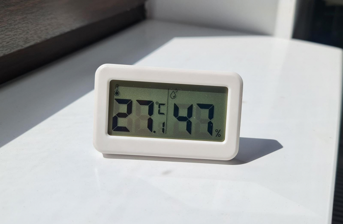 Termometru Higrometru pentru frigider, interval -10 +70°C, model 3228 H alb / negru [4]