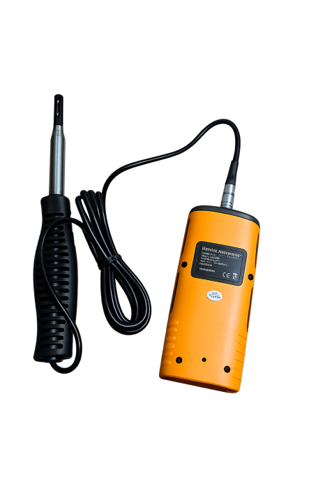 Anemometru digital profesional cu fir cald Optimus AT GT8912, masurare viteza vant, debit aer si temperatura, sonda telescopica, LCD iluminat [3]