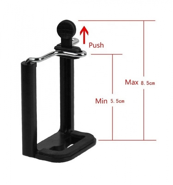 Trepied aluminiu inaltime 350 mm - 1020 mm, boloboc prindere 1/4, pentru telefon/unelte, 420 gr, max 1 kg, 3110 [7]