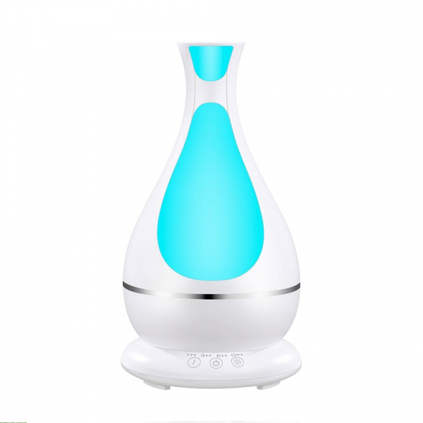 Umidificator Aromaterapie Lampa de veghe Optimus AT Home™ 1818 cu ultrasunete, 25m², purificator aer, difuzor, rezervor 400ml, white [1]
