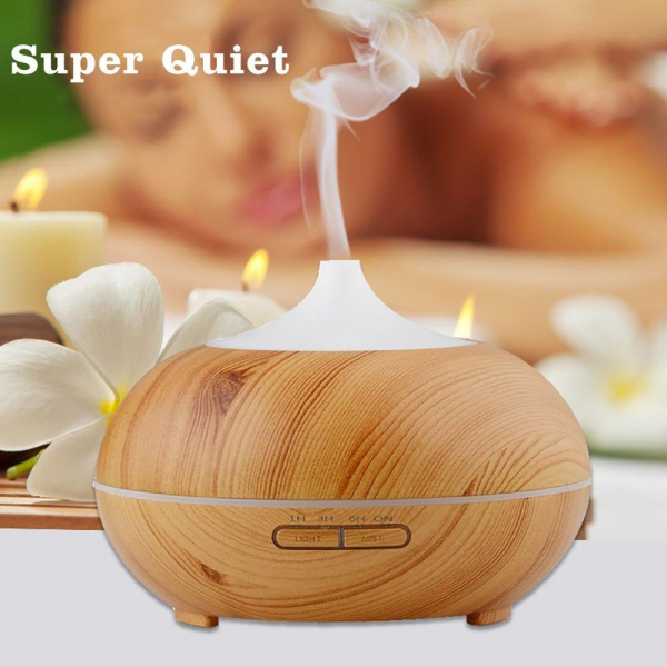 Umidificator Optimus AT Home™ 1704 cu ultrasunete, aromaterapie, 25-30m², purificator aer, difuzor, rezervor 300ml, light wood [4]