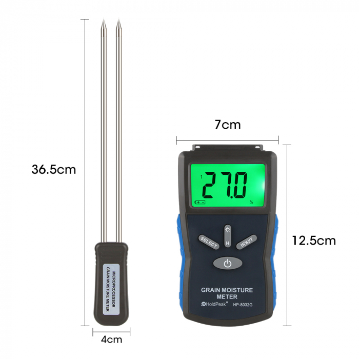 Umidometru portabil pentru cereale 2- 30% cu sonda, 8032 [4]