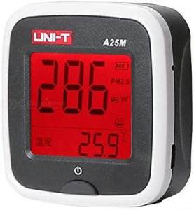 Tester calitate aer cu acumulator pentru particule PM25, termometru - Uni-T A25M [5]