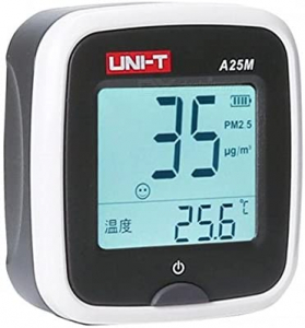 Tester calitate aer cu acumulator pentru particule PM25, termometru - Uni-T A25M [3]