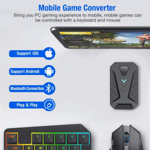 Mix Pro 4 in 1 combo game pack - compatibil Android, pentru PUBG, Game for Peace, Fortnite Call of Duty, Knives Out, Rules of Survival [7]