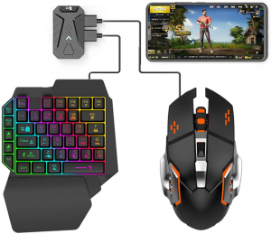 Mix Pro 4 in 1 combo game pack - compatibil Android, pentru PUBG, Game for Peace, Fortnite Call of Duty, Knives Out, Rules of Survival [0]