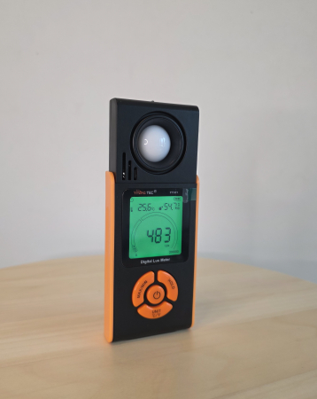 Luxmetre - Anemometru digital YITANGTEC YT331S pentru masurarea vitezei vantului, afisaj LCD, MAX/MIN/AVG, HOLD, 0.70-30.00 m/s