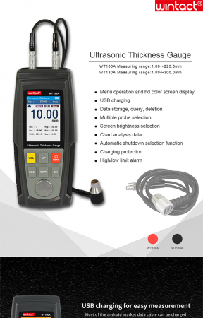 Aparat testare grosime cu ultrasunete Wintact/OEM WT100A grosimii strat [5]