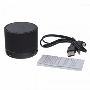 Boxa portabila metalica Optimus AT X44, rezistenta la apa, 3w, bluetooth, radio FM, handsfree, card micro-sd, black [1]