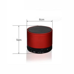 Boxa portabila metalica Optimus AT X44, rezistenta la apa, 3w, bluetooth, radio FM, handsfree, card micro-sd, red [2]