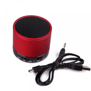 Boxa portabila metalica Optimus AT X44, rezistenta la apa, 3w, bluetooth, radio FM, handsfree, card micro-sd, red [1]