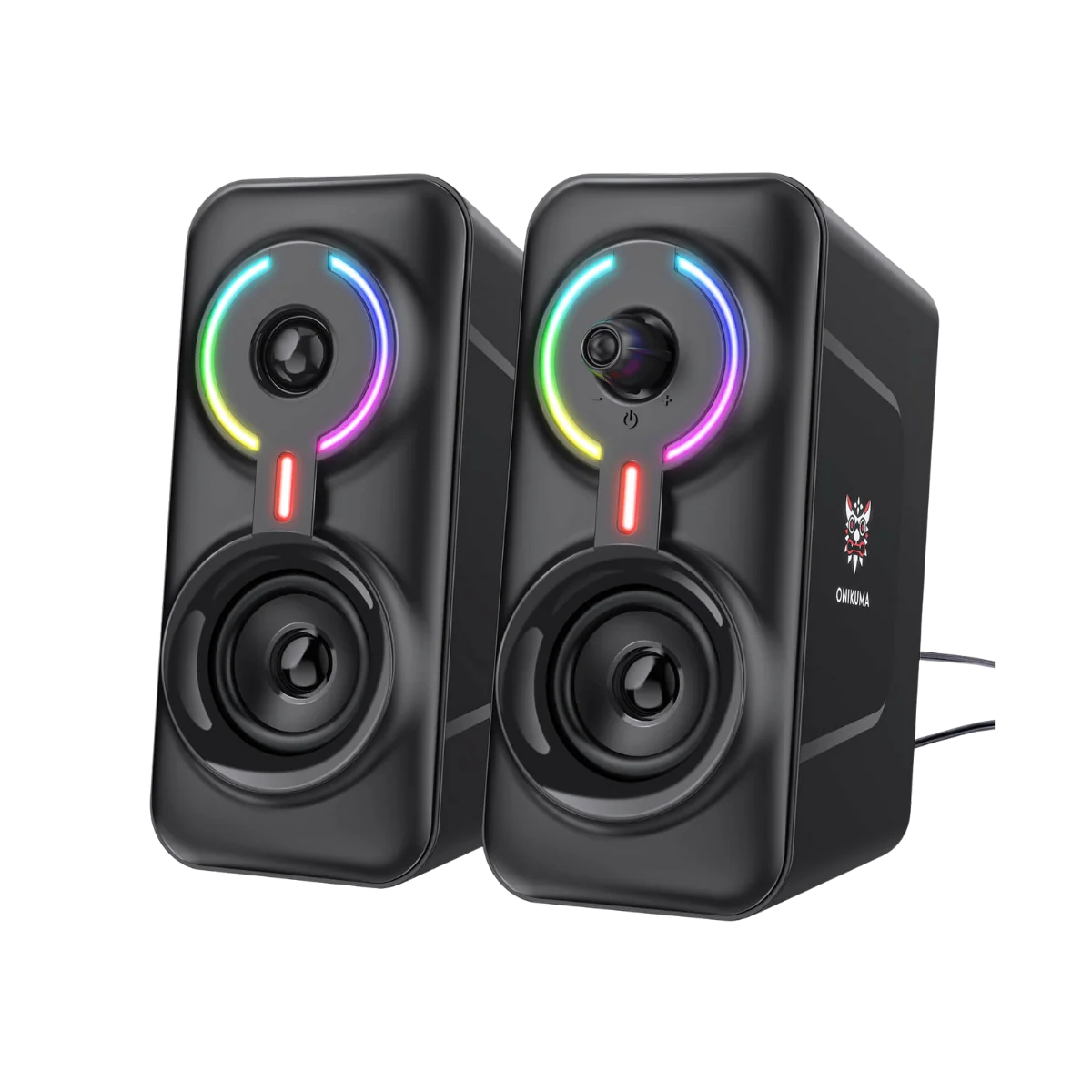 Boxe Gaming ONIKUMA L6 RGB 10W Bluetooth 5.0 USB AUX – Sunet HiFi 360°, Iluminare RGB [0]
