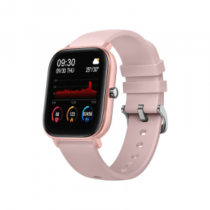 Smartwatch - Ceas inteligent (smartwatch) Optimus AT P8 ecran cu touch 1.4 inch color HD, smartwatch, moduri sport, pedometru, puls, notificari, pink