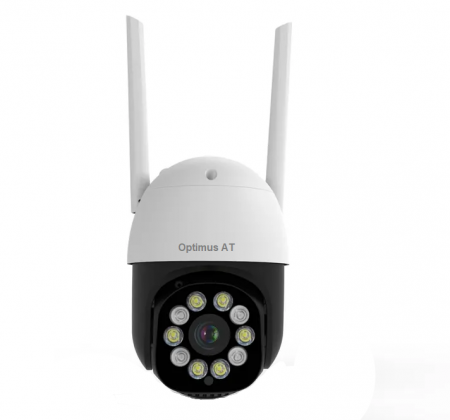 Camera supraveghere exterior IP WIFI Optimus AT AP-60 2.0 mpx fullHD 1920*1080P, comunicare bidirectionala, night vision, cloud aplicatie telefon [1]