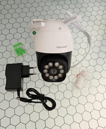 Camera supraveghere exterior IP WIFI Optimus AT AP-60 2.0 mpx fullHD 1920*1080P, comunicare bidirectionala, night vision, cloud aplicatie telefon [7]