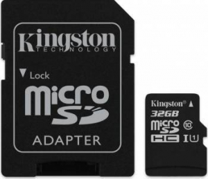 Card de memorie MicroSD Kingston Canvas Select Plus, 32GB, 80MB/s, cu adaptor [1]