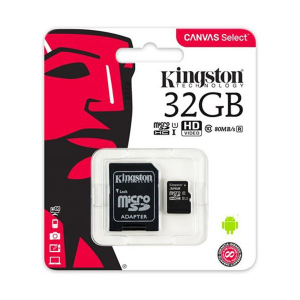 Card de memorie MicroSD Kingston Canvas Select Plus, 32GB, 80MB/s, cu adaptor [0]